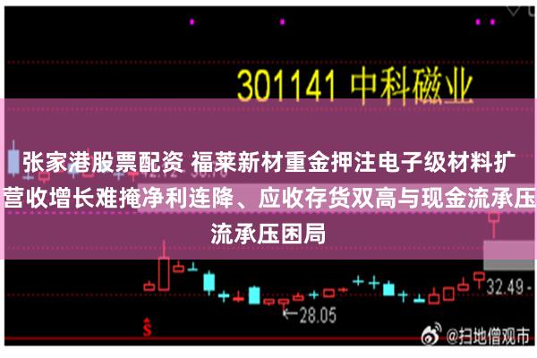 张家港股票配资 福莱新材重金押注电子级材料扩产，营收增长难掩净利连降、应收存货双高与现金流承压困局